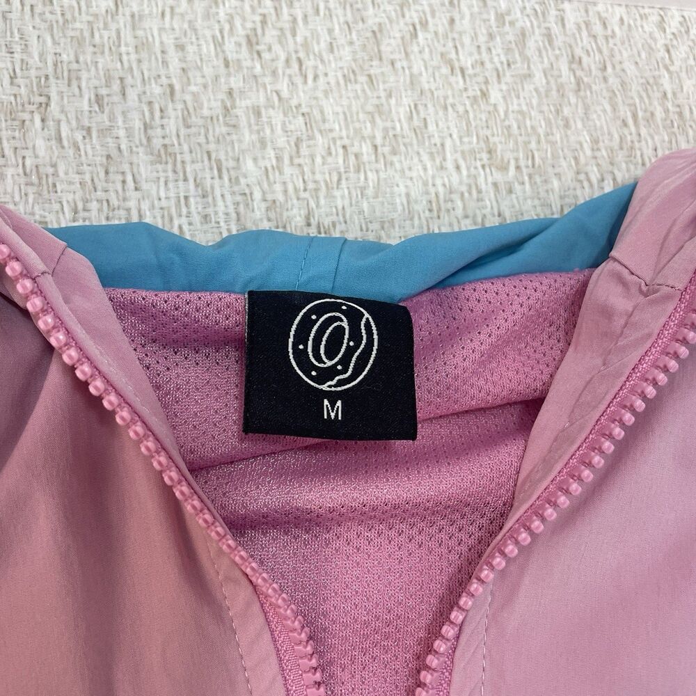 Odd Future Mens M Neon Colorblock Pink Yellow Blue Anorak Jacket ** READ** - Picture 3 of 8